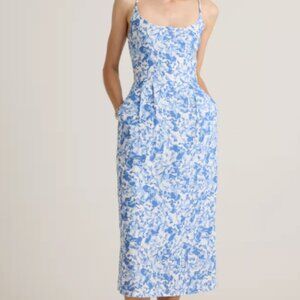 Quince 100% European Linen Scoop Neck Midi Dress - Small - NWT